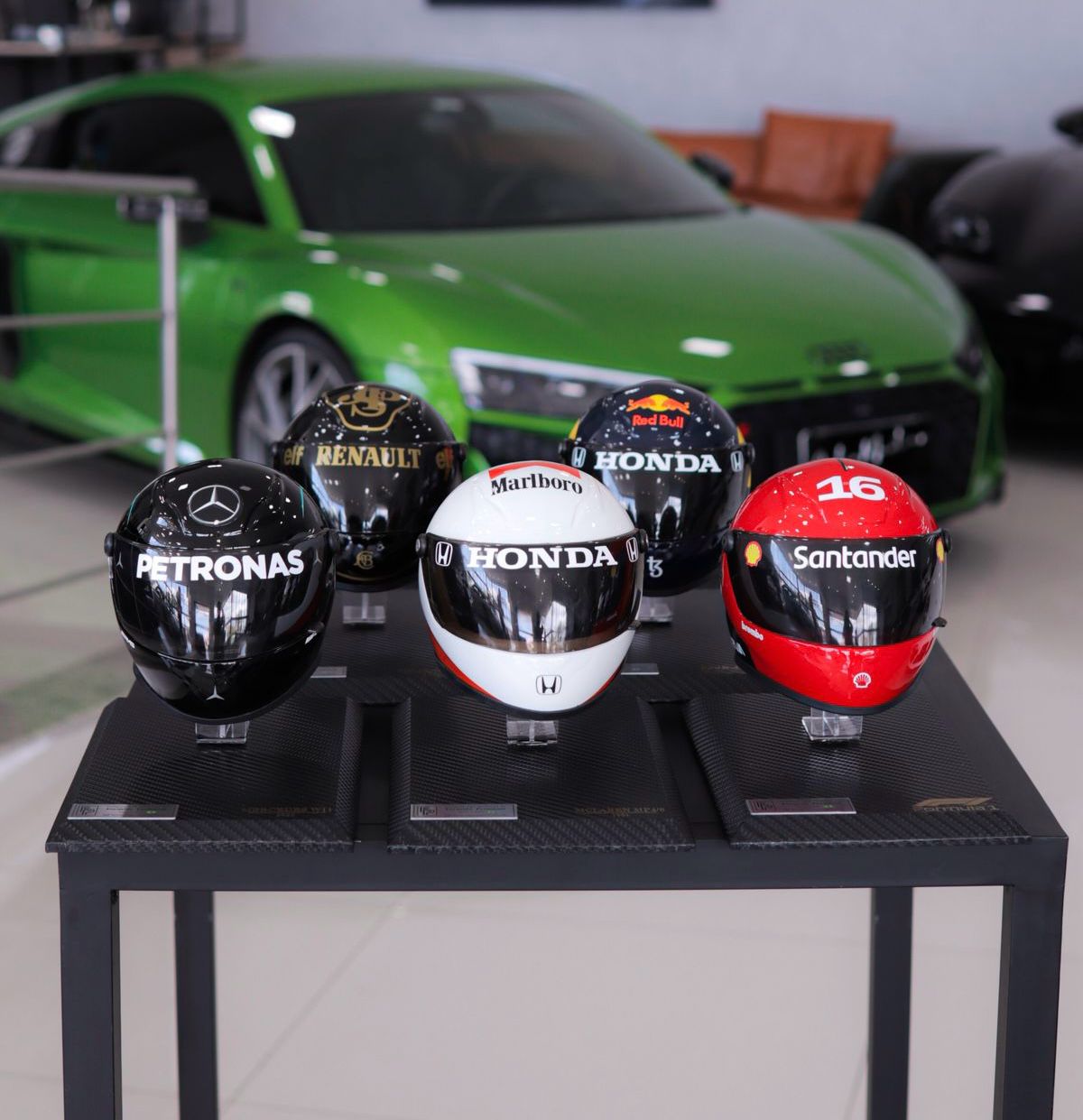 Capacetes de F1